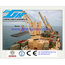 Multi-Purpose Wire Rope Luffing Marine Crane,Stiff Boom Marine Crane